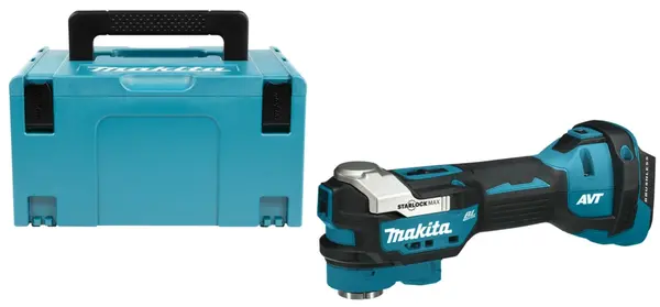 Makita: Professioneel Gereedschap voor de elektricien Accu Multitool - Body in Mbox - 18V - Li-Ion - Koolborstelloos | DTM52ZJ LXT