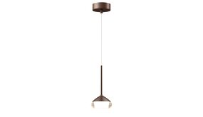 LCB LED LED Pendel hanglamp - 116MM Brons geborsteld - Phoenix - 7W 1080Lm - 2700K 927 Warm Wit | 1-Lichts - 116x820MM - Dimbaar LCB LED LED Pendel hanglamp - 116MM Brons geborsteld - Phoenix - 7W 1080Lm - 2700K 927 Warm Wit | 1-Lichts - 116x820MM - Dimbaar