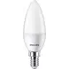 Philips LED lamp kleine fitting E14 kaars 6500K 5W - Melkglas Philips LED lamp kleine fitting E14 kaars 6500K 5W - Melkglas