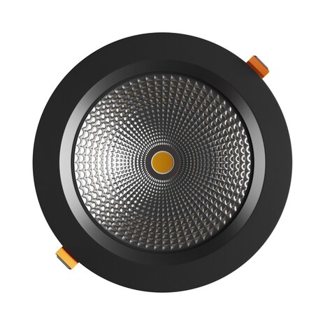 Spectrum LED Downlight IP54 - VIRGA 2 Zwart - 230MM - 27W 3375Lm - 4000K 940 Koel Wit  | 60° Graden Spreidingshoek - 210MM Zaagmaat Spectrum LED Downlight IP54 - VIRGA 2 Zwart - 230MM - 27W 3375Lm - 4000K 940 Koel Wit  | 60° Graden Spreidingshoek - 210MM Zaagmaat