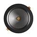 Spectrum voor de installateur: Betaalbare kwaliteit en veelzijdige LED-oplossingen LED Downlight IP54 - VIRGA 2 Zwart - 230MM - 27W 3375Lm - 4000K 940 Koel Wit  | 60° Graden Spreidingshoek - 210MM Zaagmaat