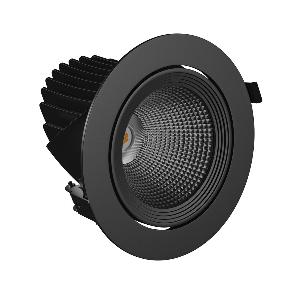 Spectrum LED Downlight Banaanspot - Zwart -  SAL 2 -  27W 125Lm / W -  MEAT - 940 4000K - Kantelbaar - 50 Graden Spectrum LED Downlight Banaanspot - Zwart -  SAL 2 -  27W 125Lm / W -  MEAT - 940 4000K - Kantelbaar - 50 Graden