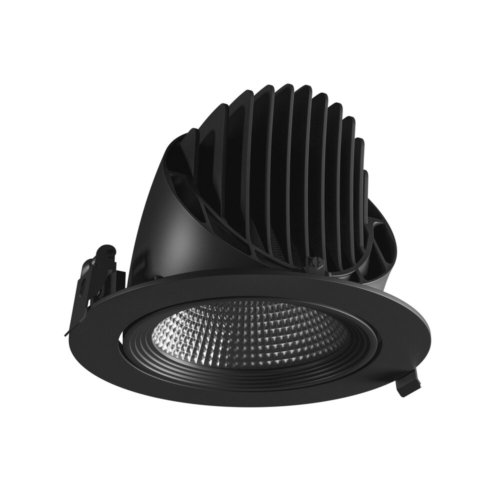 Spectrum LED Downlight Banaanspot - Zwart -  SAL 2 -  27W 125Lm / W -  MEAT - 940 4000K - Kantelbaar - 50 Graden Spectrum LED Downlight Banaanspot - Zwart -  SAL 2 -  27W 125Lm / W -  MEAT - 940 4000K - Kantelbaar - 50 Graden