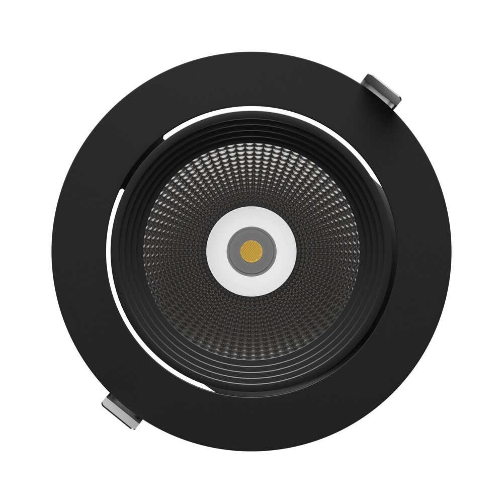 Spectrum voor de installateur LED Downlight Banaanspot - Zwart - SAL 2 - 27W 125Lm / W - MEAT - 940 4000K - Kantelbaar - 50 Graden Spectrum voor de installateur LED Downlight Banaanspot - Zwart - SAL 2 - 27W 125Lm / W - MEAT - 940 4000K - Kantelbaar - 50 Graden