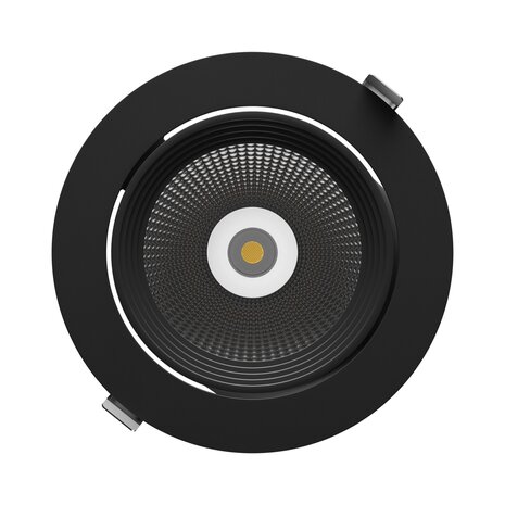 Spectrum voor de installateur LED Downlight Banaanspot - Zwart - SAL 2 - 27W 125Lm / W - MEAT - 940 4000K - Kantelbaar - 50 Graden Spectrum voor de installateur LED Downlight Banaanspot - Zwart - SAL 2 - 27W 125Lm / W - MEAT - 940 4000K - Kantelbaar - 50 Graden