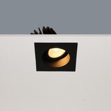 LCB LED LED Inbouwspot IP44 - Vierkant VENICE 80MM - Matt Zwart 1-Lichts - 8W 810Lm - 2700K 827 Warm Wit | Kantelbaar - Stralingshoek 36° zaagmaat 68MM LCB LED LED Inbouwspot IP44 - Vierkant VENICE 80MM - Matt Zwart 1-Lichts - 8W 810Lm - 2700K 827 Warm Wit | Kantelbaar - Stralingshoek 36° zaagmaat 68MM