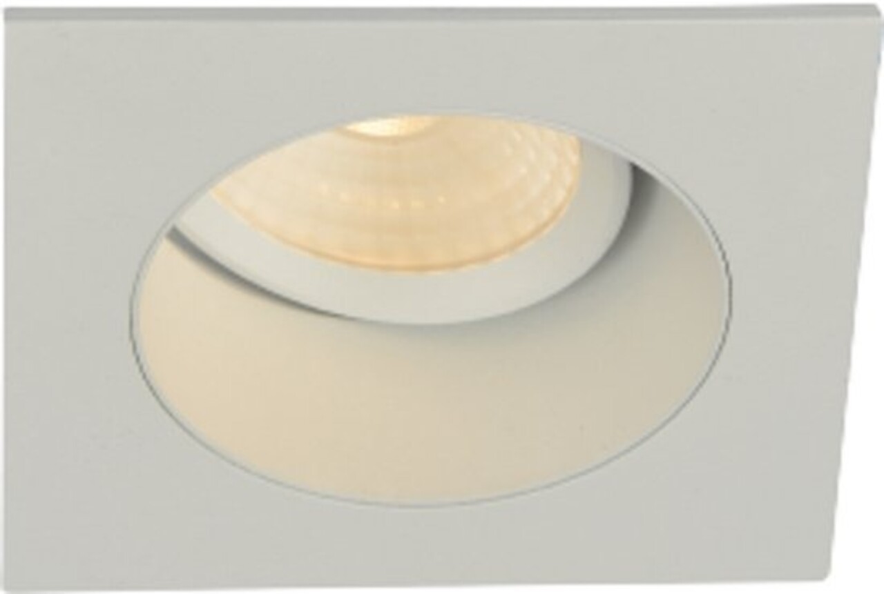 LCB LED LED Inbouwspot IP44 - Vierkant VENICE 80MM - Matt Wit 1-Lichts - 8W 810Lm - 2700K 827 Warm Wit | Kantelbaar - Stralingshoek 36° - Zaagmaat 68MM LCB LED LED Inbouwspot IP44 - Vierkant VENICE 80MM - Matt Wit 1-Lichts - 8W 810Lm - 2700K 827 Warm Wit | Kantelbaar - Stralingshoek 36° - Zaagmaat 68MM