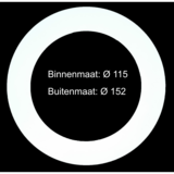 LCB LED Verloopring - Opvulring - Wit - Ø115MM - Ø152MM LCB LED Verloopring - Opvulring - Wit - Ø115MM - Ø152MM