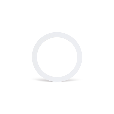 LCB LED Verloopring - Opvulring - Alu Matt Wit - Ø180MM  - Ø224MM