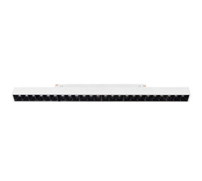 Spectrum voor de installateur LED 48V Dimbare Magnetische Spot Louvre Trackbar Wit - 22W 2250Lm | Tunable White 2700-6500K | Zigbee 3.0 Shift systeem