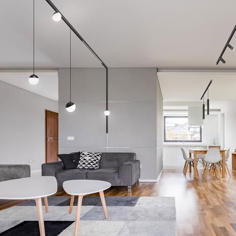 Spectrum voor de installateur LED 48V Dimbare Magnetische Spot Louvre Trackbar Wit - 17W 1700Lm | Tunable White 2700-6500K | Zigbee 3.0 Shift systeem