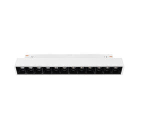 Spectrum voor de installateur LED 48V Dimbare Magnetische Spot Louvre Trackbar Wit - 12W 1200Lm | Tunable White 2700-6500K | Zigbee 3.0 Shift systeem