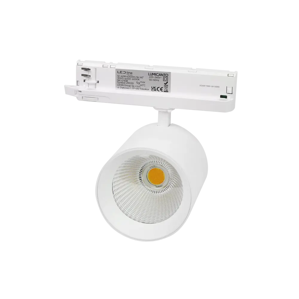 LED line verlichting - Betaalbare Professionele LED Oplossingen LED Railspot Lumicanto wit 12-42W 1300-4300lm - Multi Color Switch | Beste Kleurweergave - 36°/60° bundel | 5 jaar garantie