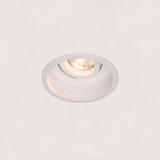 LCB LED Inbouwspot armatuur IP20 - REX 92MM - Matt Wit - 1-Lichts | GU10 Fitting - Kantelbaar 30° - Zaagmaat 86MM LCB LED Inbouwspot armatuur IP20 - REX 92MM - Matt Wit - 1-Lichts | GU10 Fitting - Kantelbaar 30° - Zaagmaat 86MM