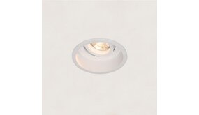 LCB LED Europe Inbouwspot armatuur IP20 - REX 92MM - Matt Wit - 1-Lichts | GU10 Fitting - Kantelbaar 30° - Zaagmaat 86MM LCB LED Europe Inbouwspot armatuur IP20 - REX 92MM - Matt Wit - 1-Lichts | GU10 Fitting - Kantelbaar 30° - Zaagmaat 86MM