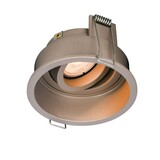 Artdelight Inbouwspot armatuur IP20 - REX 92MM - Champagne - 1-Lichts | GU10 fitting - Kantelbaar 30° - Zaagmaat 86MM