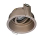 LCB LED Europe  Inbouwspot armatuur IP20 - REX 92MM - Champagne - 1-Lichts | GU10 fitting - Kantelbaar 30° - Zaagmaat 86MM