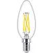 Philips LED Verlichting | Officieel Assortiment Signify Professional. MASTER LED E14 Kaars Filament Helder 2.5W 340lm - 922-927 Dim To Warm | Beste Kleurweergave - Dimbaar - Vervangt 25W