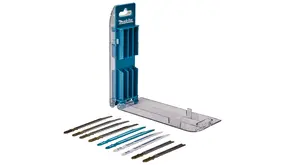 Makita Decoupeerzaagbladenset B-44426 - 10-delig - HCS/HSS - Voor Hout & Metaal - T-schacht Makita Decoupeerzaagbladenset B-44426 - 10-delig - HCS/HSS - Voor Hout & Metaal - T-schacht