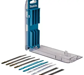 Makita: Professioneel Gereedschap voor de elektricien Decoupeerzaagbladenset B-44426 - 10-delig - HCS/HSS - Voor Hout & Metaal - T-schacht