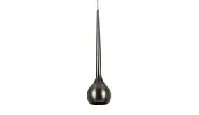 KS VERLICHTING Lynea Hanglamp Gun Metal - LED - Aluminium - Geïntegreerde LED-lichtbron - Design - Druppelvorm - Modern KS VERLICHTING Lynea Hanglamp Gun Metal - LED - Aluminium - Geïntegreerde LED-lichtbron - Design - Druppelvorm - Modern