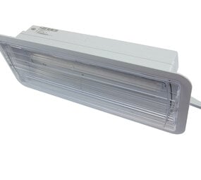 Macbright LED Noodverlichting inbouw armatuur IP20 - TIC - 4W 320Lm 5000K | IK08 - Auto test - 390x130mm - Excl. Pictogram  - NiCd 4.8V/1800mAh