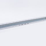 LCB LED Europe  LED Bandraster Armatuur UGR19 - Louvre Wit - Plenum - 1720x195MM - 30W 3600Lm - 840 Koel Wit | Matt Alu reflector | 2 meter - Wieland GST18i3