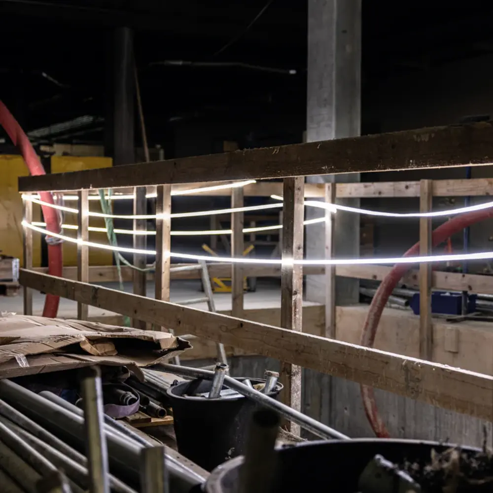 LCB LED Europe  LED Lichtslang Pro V3 7MM - 200W 24000Lm - 6000K 860 Daglichtwit | 50 Meter - Bouwplaats verlichting – Plug & Play - 60 LEDs/m