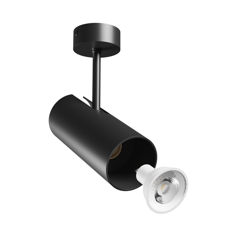 LED Opbouwspot - GU10 - MADARA LIBRA - 230V - IP20 - Zwart | Exclusief Lichtbron