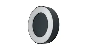 Ledvance LED Wandlamp - Endura Stijl Ring - Donker Grijs - 13.5W 480lm - 3000K Warm Wit Ledvance LED Wandlamp - Endura Stijl Ring - Donker Grijs - 13.5W 480lm - 3000K Warm Wit