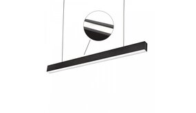 Spectrum LED Montagebalk - Allday inspire Up 20% / Down 80% - Zwart- 168cm - 3000k - 90 graden - 72w 9135lm Spectrum LED Montagebalk - Allday inspire Up 20% / Down 80% - Zwart- 168cm - 3000k - 90 graden - 72w 9135lm