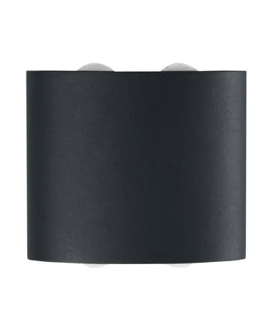 Ledvance LED Wandlamp - Endura Stijl Updown Deco - Donker Grijs - 11W 550lm - 3000K Warm Wit