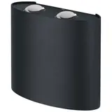 Ledvance Zakelijk: Professionele LED Verlichting & Armaturen LED Wandlamp - Endura Stijl Updown Deco - Donker Grijs - 11W 550lm - 3000K Warm Wit