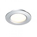 LCB LED Europe  12V Inbouwspot IP44 -  Meubelspot Dimbaar - Modena Zilver 68MM - 3W  190Lm - 2700K 827 Warm Wit | Zaagmaat 60MM - Extra slim 14MM