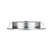 LCB LED Europe  12V Inbouwspot IP44 -  Meubelspot Dimbaar - Modena Zilver 68MM - 3W  190Lm - 2700K 827 Warm Wit | Zaagmaat 60MM - Extra slim 14MM