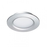 LCB LED Europe  12V Inbouwspot IP44 -  Meubelspot Dimbaar - Modena Zilver 68MM - 3W  190Lm - 2700K 827 Warm Wit | Zaagmaat 60MM - Extra slim 14MM