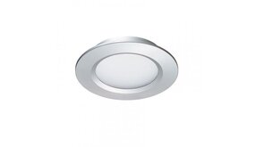 LCB LED Europe 12V Inbouwspot IP44 - Meubelspot Dimbaar - Modena Zilver 68MM - 3W 190Lm - 2700K 827 Warm Wit | Zaagmaat 60MM - Extra slim 14MM LCB LED Europe 12V Inbouwspot IP44 - Meubelspot Dimbaar - Modena Zilver 68MM - 3W 190Lm - 2700K 827 Warm Wit | Zaagmaat 60MM - Extra slim 14MM