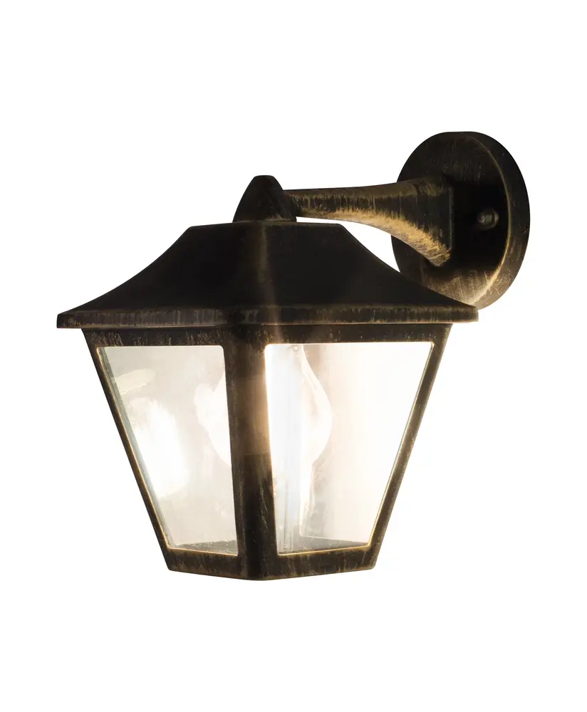 Ledvance Zakelijk: Professionele LED Verlichting & Armaturen | voor de installateur LED Wandlamp - E27 - Endura Classic - Goud - IP44 | Traditioneel