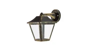 Ledvance Zakelijk: Professionele LED Verlichting & Armaturen | voor de installateur LED Wandlamp - E27 - Endura Classic - Goud - IP44 | Traditioneel