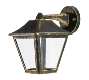 Ledvance Zakelijk: Professionele LED Verlichting & Armaturen LED Wandlamp - E27 - Endura Classic - Goud - IP44 | Traditioneel