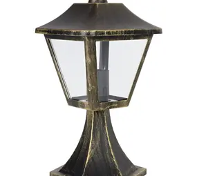 Ledvance Zakelijk: Professionele LED Verlichting & Armaturen LED Tuinlamp - Endura Classic - Zwart-Goud - E27 - 33cm | Traditioneel