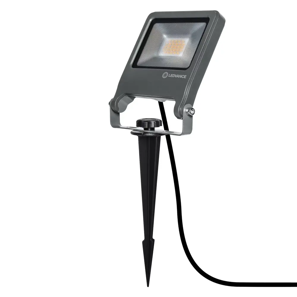 Ledvance Zakelijk: Professionele LED Verlichting & Armaturen | voor de installateur LED Breedstraler - Endura Spike - Zwart - 20W 1700lm - 3000K Warm Wit