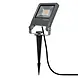 Ledvance LED Breedstraler - Endura Spike - Zwart - 20W 1700lm - 3000K Warm Wit Ledvance LED Breedstraler - Endura Spike - Zwart - 20W 1700lm - 3000K Warm Wit