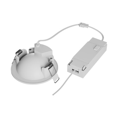 LED Inbouwspot - MOBILO - 6.5W - CCT 3000K/4000K/6000K - 130 lm/W - IP20 - 36° Bundel - Ø105x35mm - Wit LED Inbouwspot - MOBILO - 6.5W - CCT 3000K/4000K/6000K - 130 lm/W - IP20 - 36° Bundel - Ø105x35mm - Wit