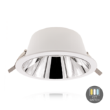 LED Downlight - Wit 180MM  - 16W 1559Lm - CCT 830-840-850 Multi Color Switch  |  Zaagmaat 160MM + Eurostekker 1.5m LED Downlight - Wit 180MM  - 16W 1559Lm - CCT 830-840-850 Multi Color Switch  |  Zaagmaat 160MM + Eurostekker 1.5m