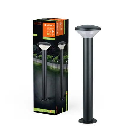 LED Tuinlamp - Endura Hybrid Olona - Donkergrijs - 50cm - 2W