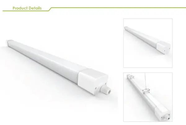 LED Montagebalk 120cm - DIP switch 20W/35W - 160 lm/w - DIP switch CCT 3000K / 4000K / 5000K - PC (polycarbonaat) behuizing -  5 aderige bekabeling - IP65 - IK09 slagvast LED Montagebalk 120cm - DIP switch 20W/35W - 160 lm/w - DIP switch CCT 3000K / 4000K / 5000K - PC (polycarbonaat) behuizing -  5 aderige bekabeling - IP65 - IK09 slagvast