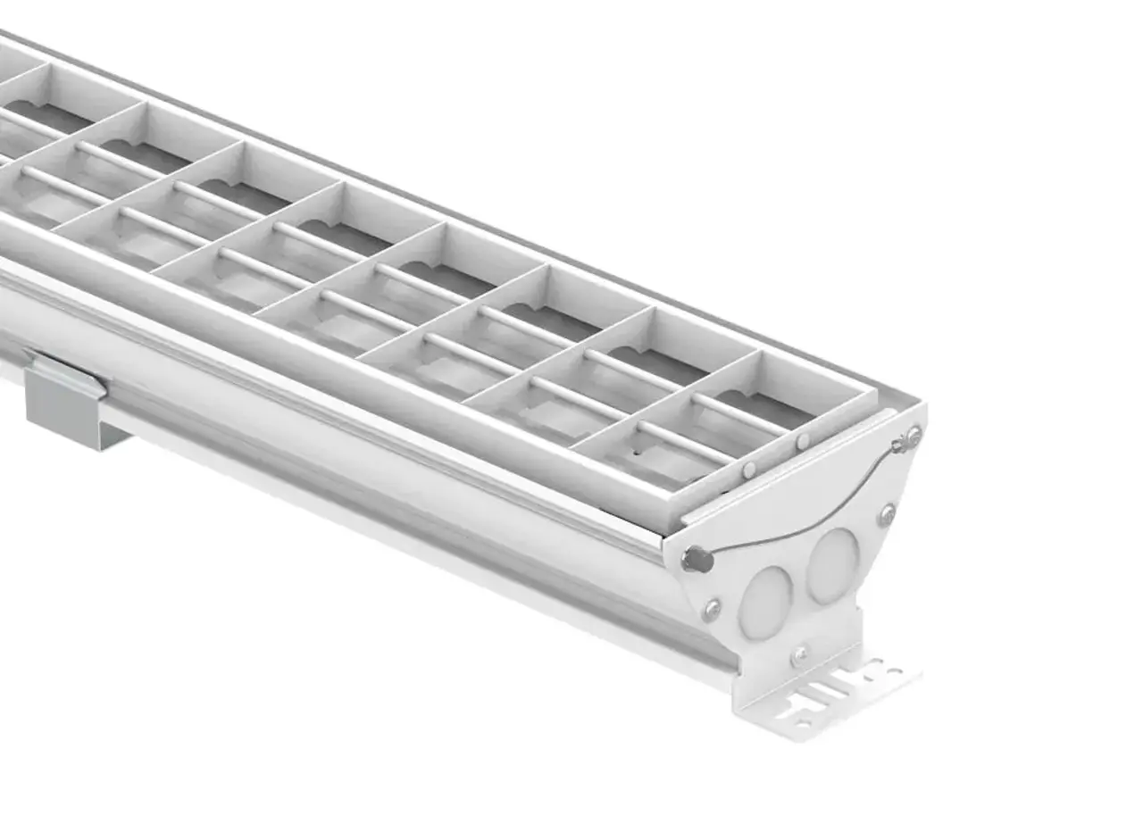 LED Montagebalk lineaire opbouw lijnverlichting module - DIP switch 50W - 150W - 180 lm/w -  CCT 3000K / 4000K / 5000K - inclusief sensor base (sensor ready, excl. sensor) - aluminium behuizing - PC (polycarbonaat) -  90 graden - HACCP LED Montagebalk lineaire opbouw lijnverlichting module - DIP switch 50W - 150W - 180 lm/w -  CCT 3000K / 4000K / 5000K - inclusief sensor base (sensor ready, excl. sensor) - aluminium behuizing - PC (polycarbonaat) -  90 graden - HACCP