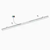 LCB LED Europe  LED Retrofit Lijnverlichting + NOOD module - DIP switch 50W - 150W - 180 lm/w -  CCT 3000K / 4000K / 5000K - inclusief sensor base (sensor ready, excl. sensor) - aluminium behuizing - PC (polycarbonaat) -  90 graden - HACCP