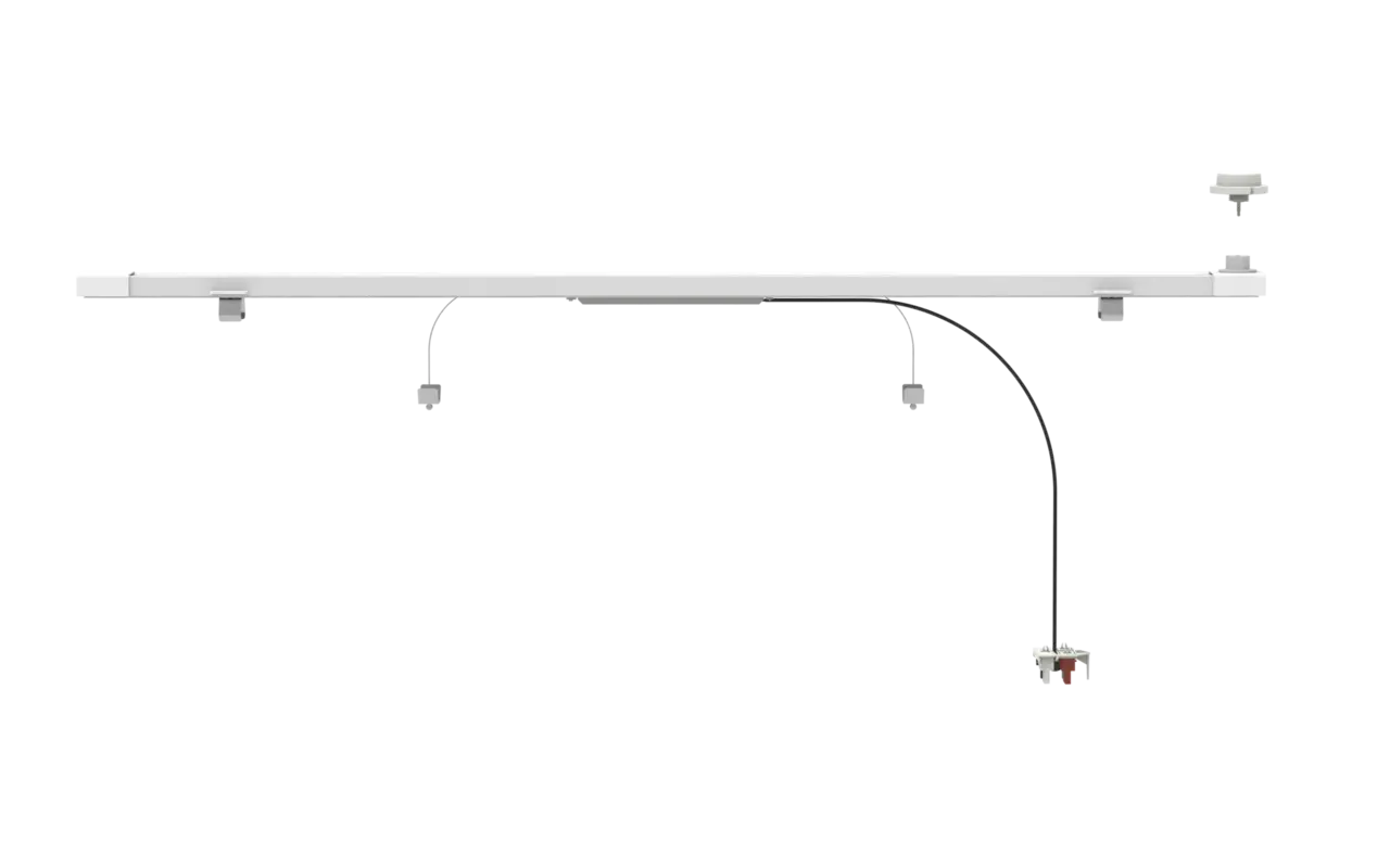 LCB LED  LED Retrofit Lijnverlichting + NOOD module - DIP switch 50W - 150W - 180 lm/w -  CCT 3000K / 4000K / 5000K - inclusief sensor base (sensor ready, excl. sensor) - aluminium behuizing - PC (polycarbonaat) -  90 graden - HACCP